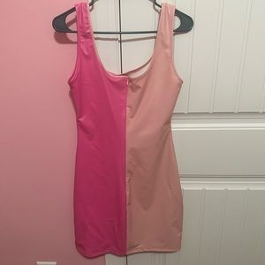 By Egreis Pink Barbie Dress- Medium- Stretchy- fits up to XL NWOT